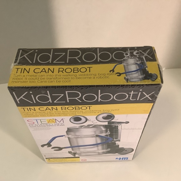 Kids Robotix Tin Can Robot Steam Powered Kids 4M - Picture 2 of 14